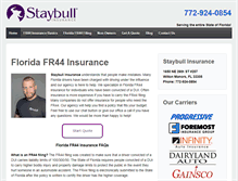Tablet Screenshot of floridafr44insurance.net